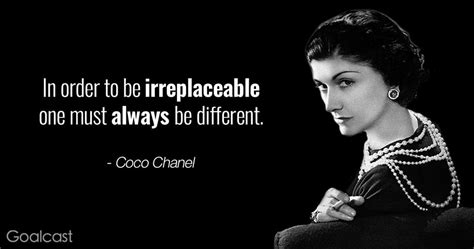 coco chanel citation différent|Coco Chanel quotes men.